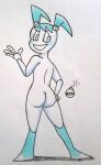  1girl ass ass jenny_wakeman my_life_as_a_teenage_robot nude rdk robot robot_girl xj-9 