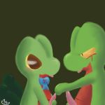 2boys coby_(artist) penis pokemon tongue_out treecko