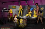  aged_up american_dad big_breasts clons connie_d&#039;amico crossover family_guy francine_smith futanari high_heels human jerome lingerie lois_griffin manjula_nahasapeemapetilon marge_simpson milf monocone stockings the_simpsons thigh_high_boots 