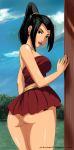 ass avatar:_the_last_airbender azula looking_back nikochan no_panties