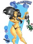 blackfire cover_up crab dc dcau side-tie_bikini solo teen_titans