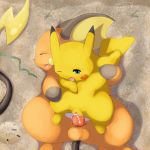 insomniacovrlrd pikachu pokemon raichu