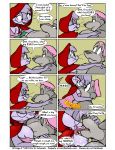  2007 bed breasts canine carli comic eric_schwartz furafterdark humour indoor lamp lick little_red_riding_hood mouse nipples rodent size_difference speech_bubble spike_(furafterdark) storybook_romance tongue wolf 