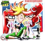 2006 blonde_hair blue_eyes breasts erect_nipples esenkas female_masturbation female_only fingering flame_hair genderswap glasses jenny_test johnny_test johnny_test_(character) mary_test masturbation nipple_slip nipples red_hair spread_legs susan_test