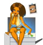  1girl ass copier stalindc_(artist) underwear 