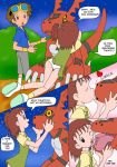  comic digimon guilmon guilmon_jari_takato jeri_katou prophet takato_matsuki 