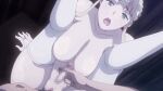 anime azul_(kohakuiro_no_hunter) bed big_breasts cabin erica_amber erika_amber futanari futanari_with_male gif handjob hentai huge_breasts kohakuiro_no_hunter male_on_futa massive_breasts nude penis pov pussy voluptuous