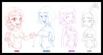 american_dragon:_jake_long bikini code_lyoko danny_phantom female_only hellahellastyle irma_lair madeline_fenton susan_long swimsuit w.i.t.c.h. yumi_ishiyama