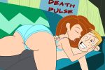  ass deathpulse deathpulse_(artist) kim_possible kimberly_ann_possible panties ron_stoppable tongue 