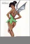 ass black_hair cosplay dark_skin disney disney_fairies elisa_maza gargoyles no_panties peter_pan tinker_bell tinker_bell_(cosplay) vp