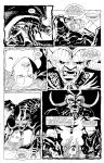 avatar_comics big_breasts comic demon hellina hellina_(comics) hellina_issue_#0 juan_jose_ryp malazaar_(hellina) monochrome nude_edit nude_female sandra_lords_(hellina) summoning summoning_circle text violence