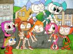  amy_rose anthro candace_flynn embarrassing furry hedgehog heloise jenny_wakeman jimmy_two-shoes misty_(mlaatr) my_life_as_a_teenage_robot phineas_and_ferb prank rayryan_(artist) rodent sari_sumdac sega sonic_(series) sonic_the_hedgehog_(series) transformers_animated vega_vexus vexus wedgie 