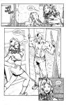 avatar_comics comic demon_girl hellina hellina_(comics) hellina_seduction hellina_seduction_1/2 huge_breasts juan_jose_ryp monochrome nimbus_studios sandra_lords_(hellina)