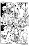 angel avatar_comics comic demon_girl hellina hellina_(comics) hellina_seduction hellina_seduction_1/2 huge_breasts juan_jose_ryp monochrome nimbus_studios sandra_lords_(hellina)