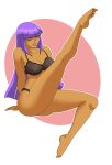  big_breasts breasts capcom dark_skin green_eyes layer_(rockman_x) long_hair mega_man mega_man_x megaman nipple purple_hair rockman rockman_x transparent underwear 