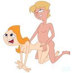 1_boy 1girl blond_hair candace_flynn chunk chunk_(artist) doggy_position jeremy_johnson nude orange_hair phineas_and_ferb