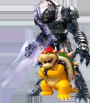 arbiter bowser halo_(series) microsoft nintendo super_mario_bros. teeth