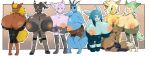 big_breasts breasts eevee espeon flareon furry glaceon jolteon leafeon nintendo pokemon umbreon vaporeon