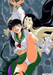 black_hair inuyasha kagome_higurashi monster_girl rape tickle ticklingfr