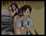  barefoot bed black_lagoon bondage feather june-sama revy rokuro_okajima tickle tickle_torture tickling 