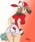 ass bulbasaur haruka_(pokemon) may panties pokemon wedgie