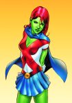 dc green_skin m'gann_m'orzz mature megan_morse miss_martian red_hair solo