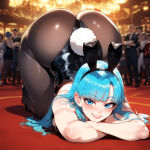 ai_generated bulma_brief bunnysuit dragon_ball