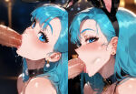 1girl 1girl ai_generated bulma_brief bunnysuit dragon_ball