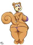  1girl anthro ass big_ass blush dat_ass female_only furry maikyoh nickelodeon sandy_cheeks spongebob_squarepants squirrel tagme 