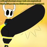    1boy hollow_knight_(game) hyper_penis laux stomach_bulge 