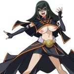  big_breasts big_breasts bimbo breasts carly_carmine carly_nagisa corruption gigantic_breasts green_hair huge_breasts huge_nipples nipples topless under_boob yu-gi-oh! yu-gi-oh!_5d&#039;s yu-gi-oh!_duel_links 