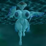 1girl 3d big_areola big_breasts big_nipples blender blender_(software) blue_skin dld493v2 ear_piercing female fish_humanoid grin nintendo nude ocarina_of_time princess_ruto purple_eyes pussy round_breasts shiny_skin smile solo solo_female swimming the_legend_of_zelda underwater wide_hips zora