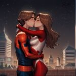 ai_generated building buildings clonecest embrace french_kiss french_kissing incest jessica_drew_(ultimate_marvel) kissing marvel marvel_comics outside peter_parker peter_parker_(ultimate_marvel) plant romance romantic romantic_ambiance romantic_couple romantic_night roof selfcest spider-man spider-man_(series) spider-woman spider-woman_(jessica_drew) starry_background starry_sky stars superhero superheroine themerchant69 tongue_kiss ultimate_marvel ultimate_spider-man ultimate_spider-man_(comic) ultimate_spider-woman unmasked