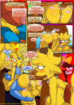 20th_century_fox 2girls 6+boys 7boys aged_up alternate_breast_size anal bart_simpson big_ass big_breasts big_penis breasts dark-skinned_male dark_skin dat_ass double_anal double_penetration female group_sex huge_cock incest interracial kogeikun lisa_simpson maggie_simpson male multiple_boys penis pussy spitroast the_simpsons yellow_body