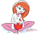  1girl 2010 disney female_only kim_possible kimberly_ann_possible solo stockings w.means worthy_means 