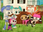 brit_crust embarrassing jenny_wakeman misty_(mlaatr) my_life_as_a_teenage_robot prank rayryan_(artist) robot tiff_crust vega_vexus vexus wedgie xj-9