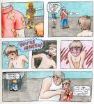 ben_10 ben_tennyson comic embarrassed gwen_tennyson heatblast max_tennyson nude_male wardrobe_malfunction