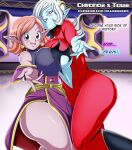  1girl ass ass_focus back_view bent_over big_ass big_breasts big_thighs black_eyes black_hair bluegraves breasts censored chronoa cleavage clothed curvaceous curvy curvy_figure dragon_ball dragon_ball_super dragon_ball_xenoverse from_behind from_behind_position hips legs long_hair looking_at_viewer looking_back open_mouth revealing_clothes skirt skirt_lift skirt_up smile supreme_kai_of_time sweat sweatdrop sweaty sweaty_ass thick thick_thighs thighs towa towa_(dragon_ball_xenoverse) upskirt wide_hips 