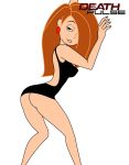  ass deathpulse deathpulse_(artist) disney erect_nipples green_eyes kim_possible kimberly_ann_possible no_panties red_hair solo 