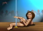 audience bonnie_rockwaller kim_possible nude stage stripper_pole tooner