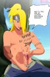 blonde_hair deidara naruto naruto_shippuden solo_male yaoi yellow_hair