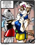 canine dog female furry glasses gnaw gym phoebe_hane ruth_hane