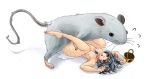 animal_ears artist_request beastiality breasts censored cum cum_drip cum_inside erect_nipples internal_cumshot jewelry legs_up mating_press mouse mouse_ears nazrin necklace nipples nude red_eyes sex touhou vaginal