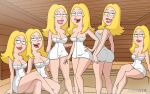 american_dad ass clones francine_smith sauna towel