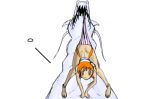 animated big_breasts bleach breasts cameltoe dhim_(artist) gif hanging_wedgie lowres matsumoto_rangiku nami one_piece panties rangiku_matsumoto torn_clothes wedgie wedgie_thong