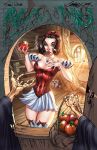 apple breasts disney hair j._scott_campbell nei_ruffino princess_snow_white skirt snow_white_and_the_seven_dwarfs tagme