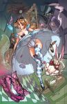 alice alice_in_wonderland cat disney j._scott_campbell nei_ruffino rabbit stockings tagme upskirt