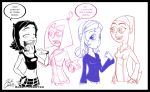  cathy_(monster_buster_club) danny_phantom hellahellastyle jasmine_fenton monster_buster_club sam_(monster_buster_club) samantha_manson 