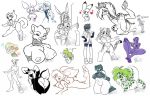 andrew_dickman anthro ass bbw bent_over big_breasts bikini black_eyes blonde_hair blue_eyes breasts bubble_butt cat cleavage earrings frog furry green_hair hair heart jewelry long_hair milf miranda_awdtwit mooning multicolored_hair necklace nude rabbit red_eyes reptile scalie short_hair small_breasts smile string_bikini weapon wide_hips