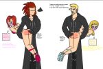  axel kairi kingdom_hearts luxord namine spank 